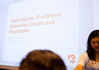 Presentation screen : Tailoring the WordPress Admin for Clients and Workflows