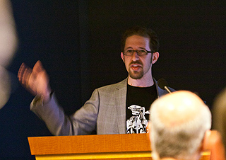 Jack Reichert at podium