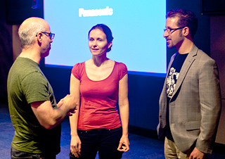 Steve with Speakers Sonja Leix and John Reichert