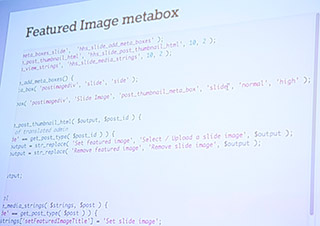 Helen walks us through featured image meta box admin enhancement