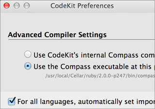 You may need to tweak Codekit settings to get your configuration just right.